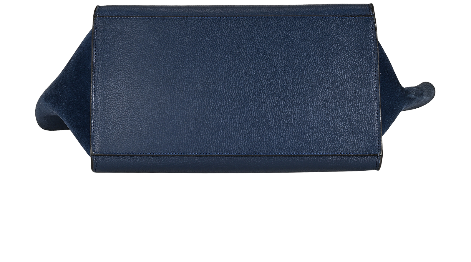 Trapeze, &pound;450, Handbags, Blue/Navy, Leather/Suede, Top view